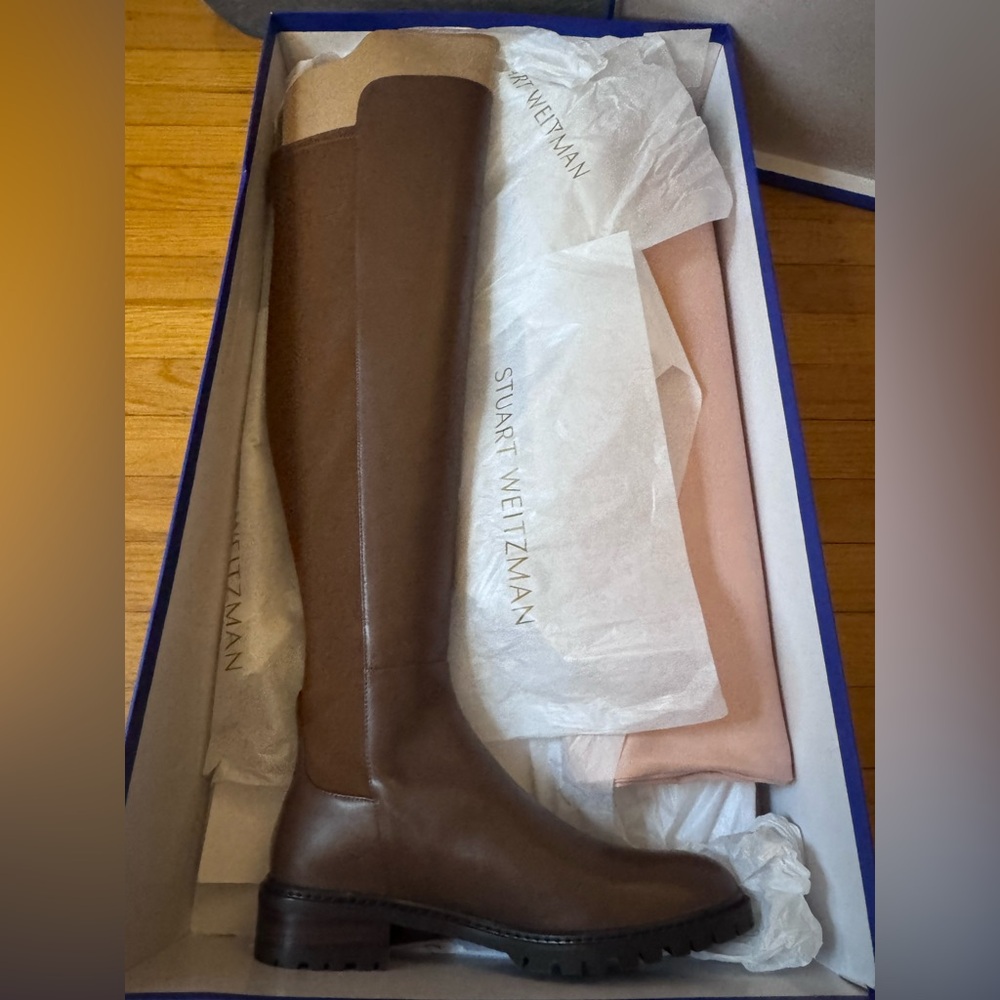 Stuart Weitzman Brown Over the Knee Boots